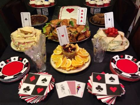 poker night food
