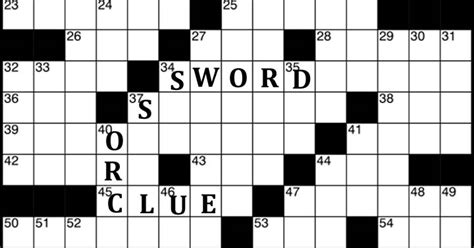 crossword clue
