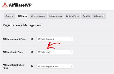 affiliate login